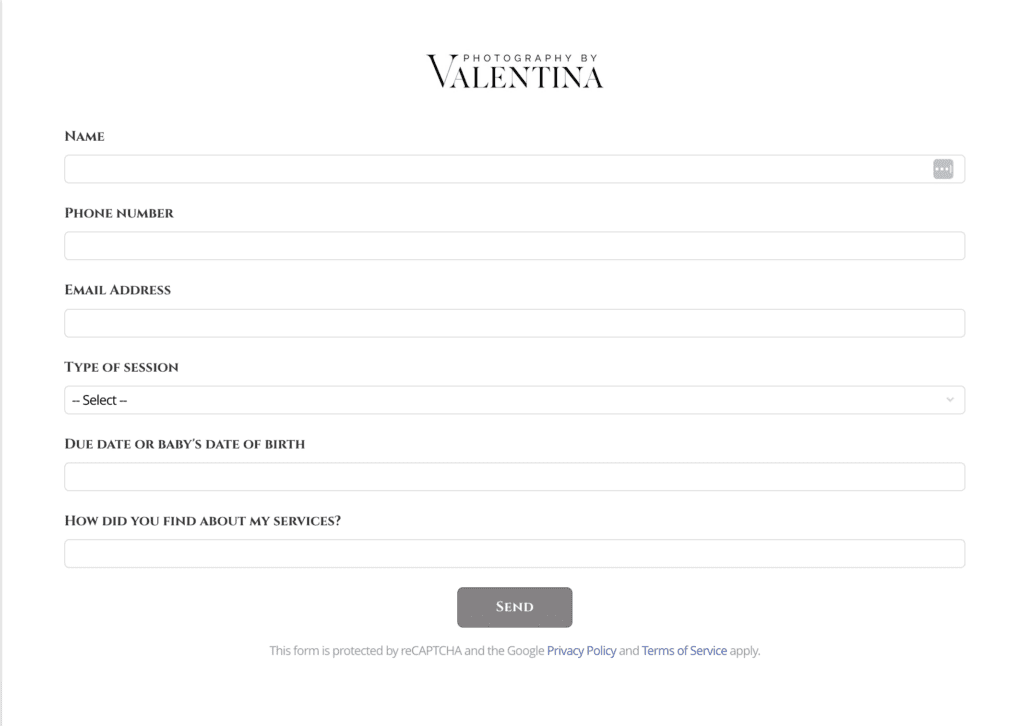 contact form 